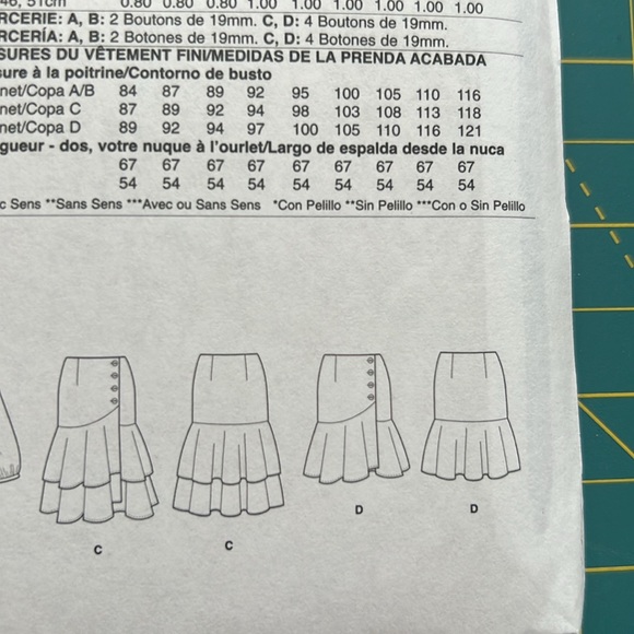 McCall Sewing Pattern - Top and Skirt M7984 - Picture 6 of 10